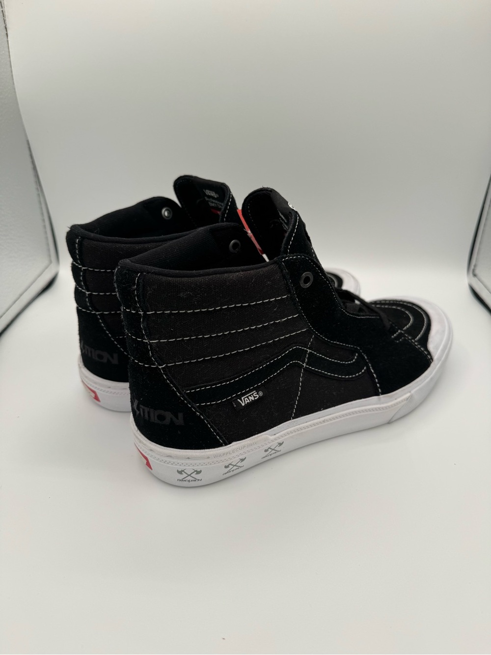 Vans Black White High-Top Sneakers